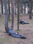 Финнские солдаты залегли