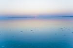 Рапа озера Эльтон после захода солнца
