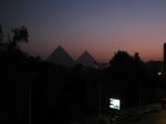 Пирамиды вечером