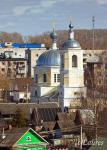 Вид со смотровой площадки Борисоглебского монастыря. Никольская церковь.