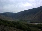 Вид на долину Чулышмана от тайника