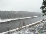 Волга, первый снег