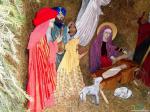 сцена рождения младенца Иисуса