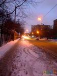 Трифоновская улица зимним вечером