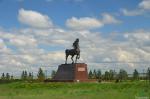  еще один памятник Кулагеру, установленный на въезде в Кокшетау со стороны Астаны
