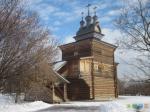 Деревянная церковь Георгия-победоносца, перевезенная из Архангельской области