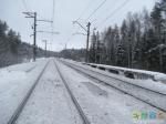  Платформа 126 км. Правая платформа (на Александров) частично развалилась.