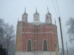Церковь в снегопад