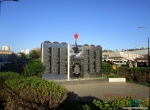 Памятник погибшим в войну жителям района у метро - в тему тайника