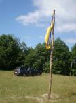 наш экипаж успел застать торжественный ритуал поднятия украинского флага