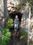 Горизонтальный вход в пещерку.