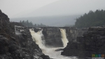 Большой Курейский водопад во всей своей мощи и красоте