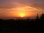 Закат на Чуфут-Кале