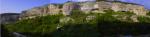 Немного неудачная панорама Чуфут-Кале с Успенского монастыря