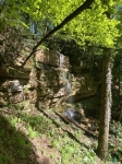 Второй водопад от точки спуска