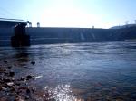 ГЭС , со стороны Дивногорска