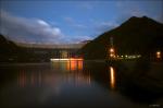 Саяно-Шушенская ГЭС ночью...
