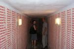 Подземный коридор с фамилиями погибших