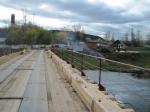 Ремонт моста на въезде в Сарану